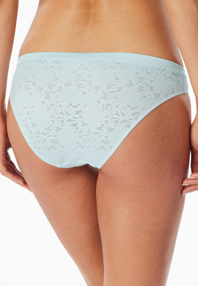 Slip rio in pizzo menta - Modern Lace
