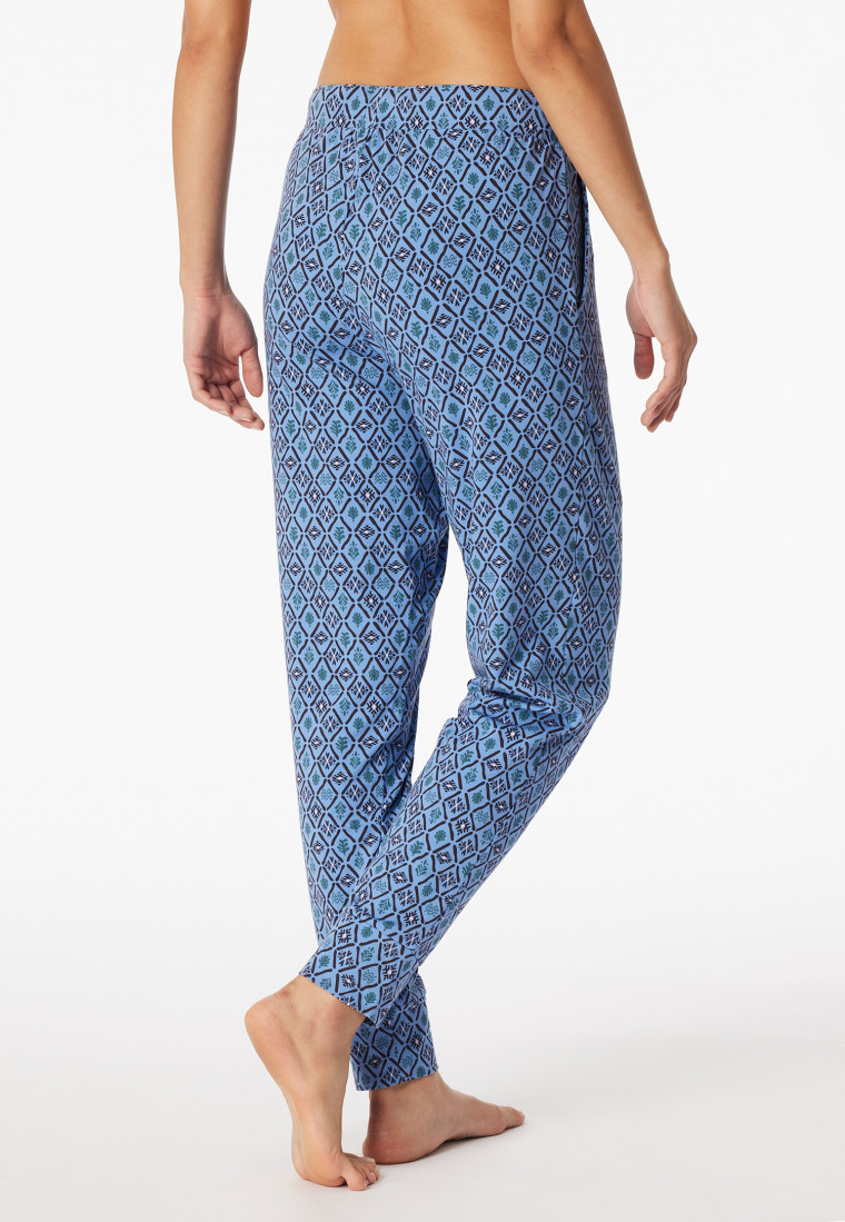 Pantalon long Poignet aqua imprimé - Mix+Relax