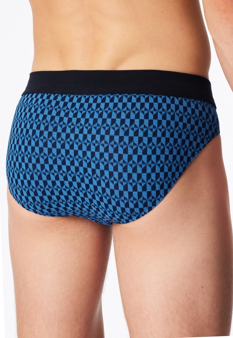 Rio briefs midnight blue patterned - 95/5
