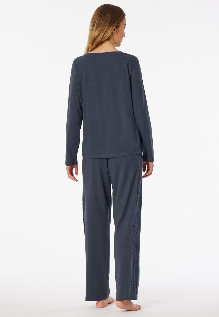Long pyjamas graphite - Casual Nightwear