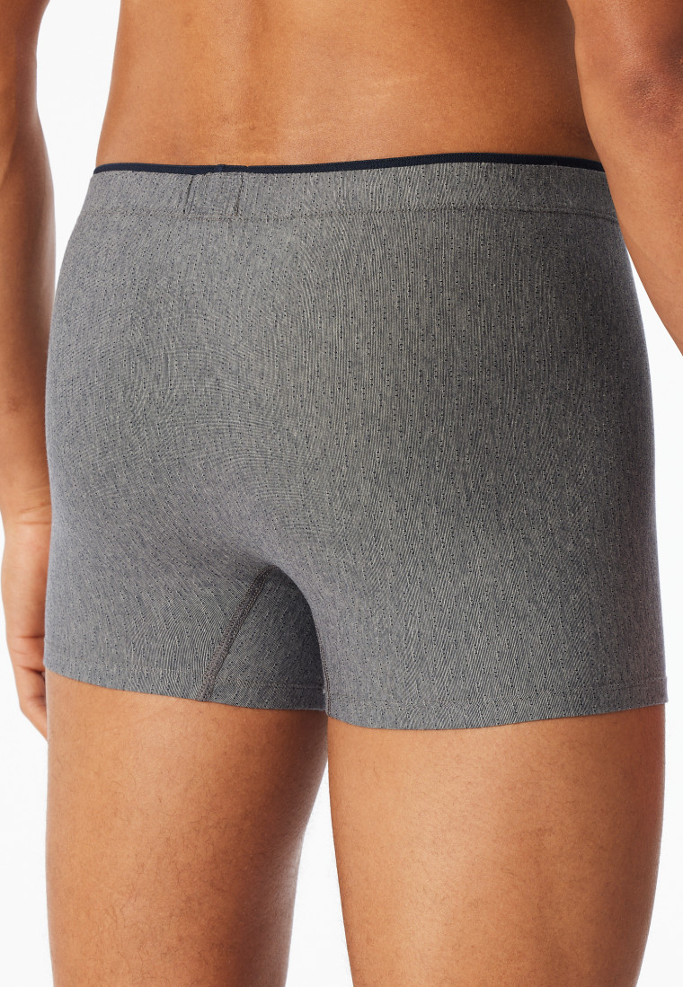 Short blu notte a strisce - Premium Jacquard