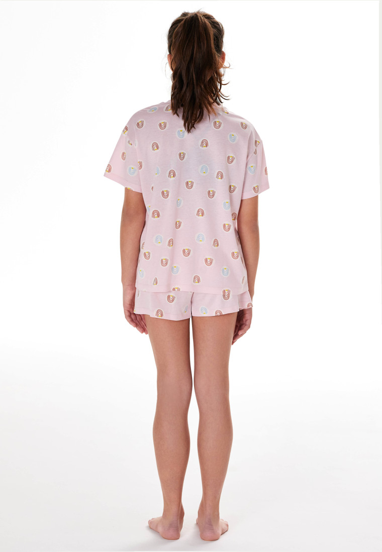 Short pyjamas rainbow pink - Teens Nightwear
