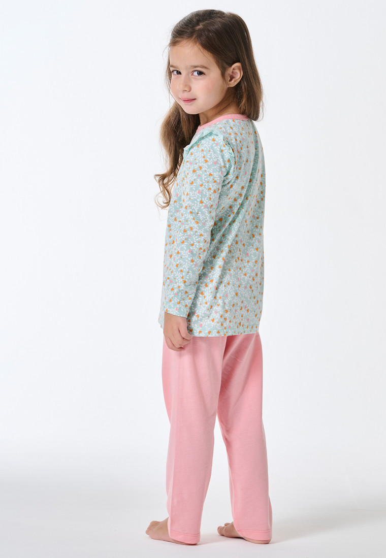 Pyjamas long ruffles hearts multicolor - Kids Nightwear