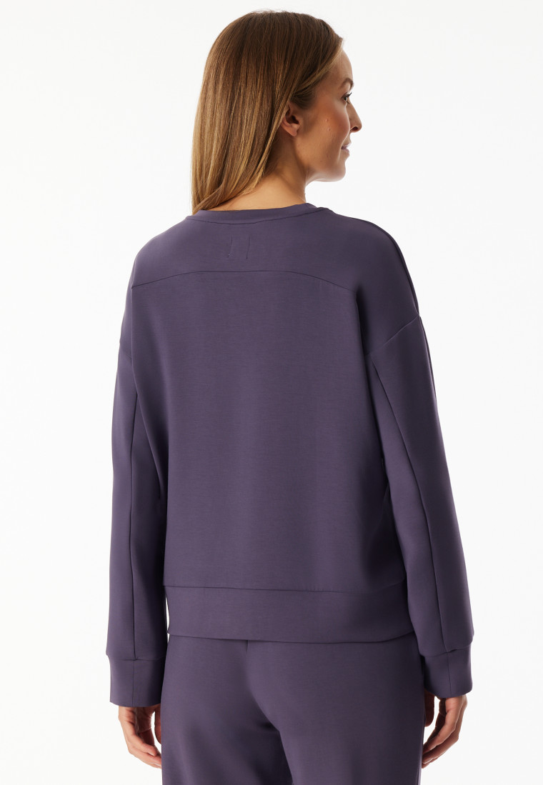 Sweat-shirt Interlock indigo - Mix+Relax