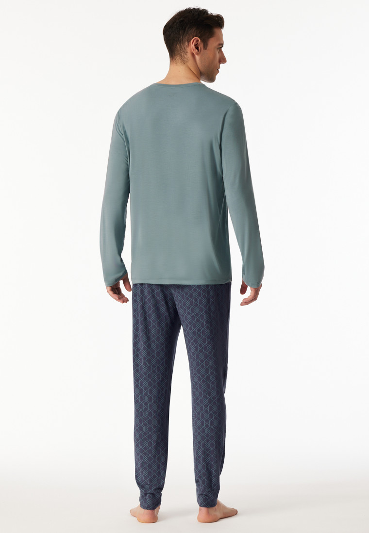 Pyjama long poignet minéral - Long Life Soft