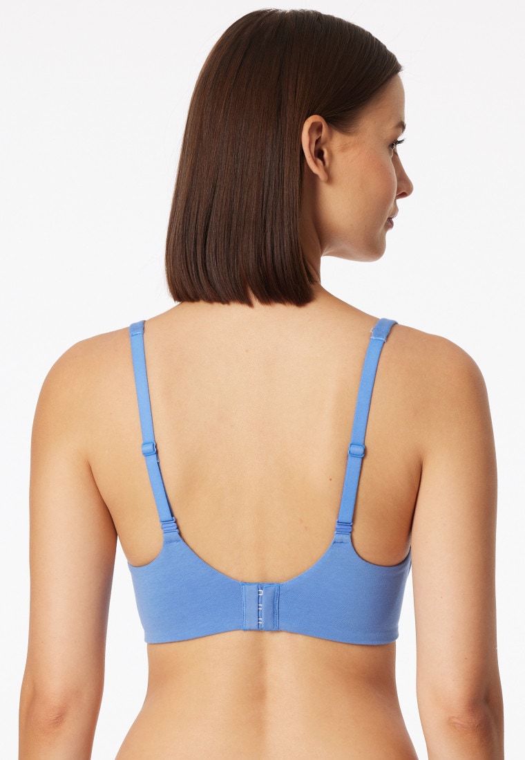 Soft BH mit Schale aqua - Unique Cotton