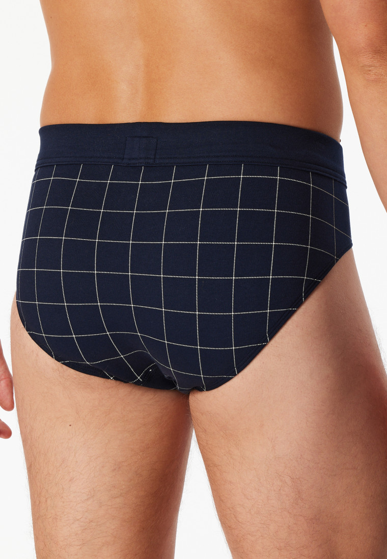 Mini slip fantasia interlock blu notte - Fine Interlock