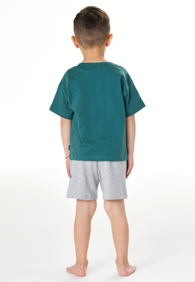 Schlafanzug kurz Surf grün - Kids Nightwear