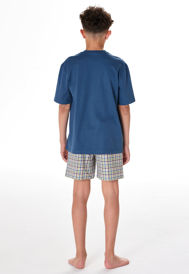 Pigiama corto Karors blu atlantico - Teens Nightwear