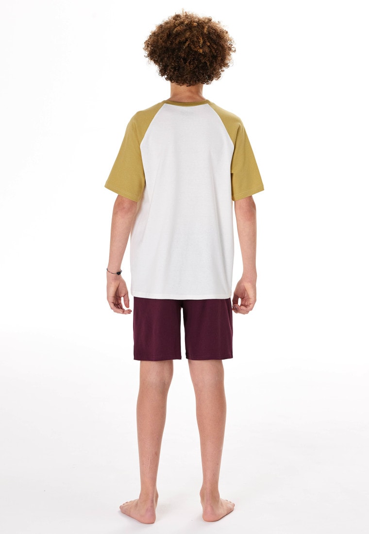 Pigiama corto off-white - Teens Nightwear