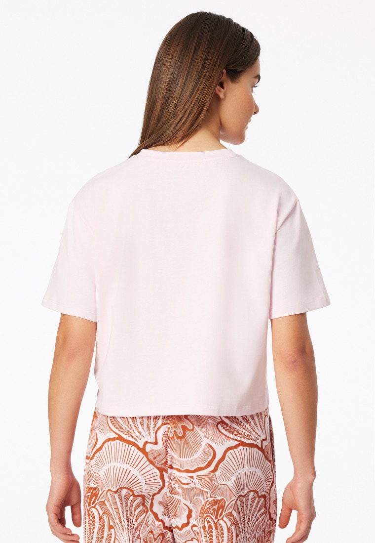 Maglietta a maniche corte heavy single jersey rosé - Mix+ Relax