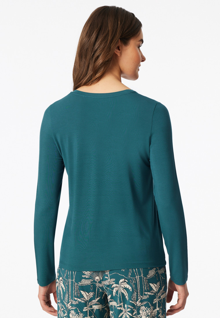 Tee-shirt à manches longues vert - Mix+Relax