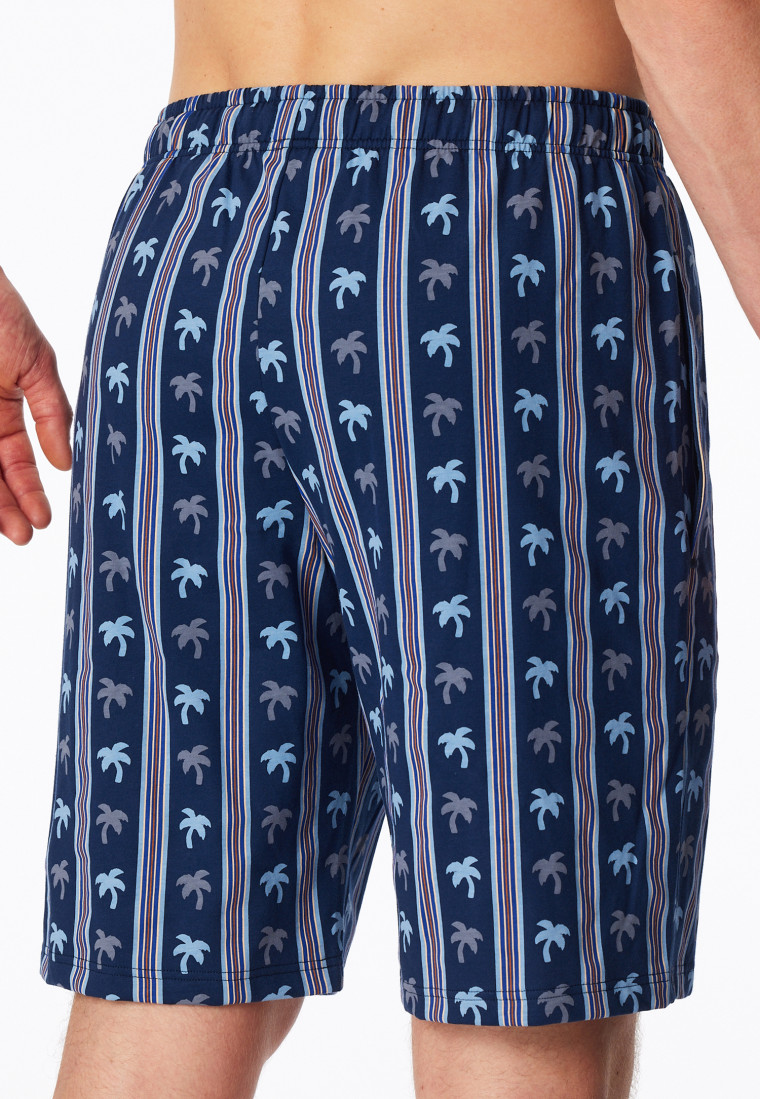 Bermuda Palmen admiral gemustert - Mix+Relax