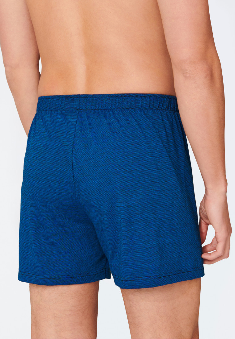 Confezione da 2 boxer in jersey, nero/blu - Boxershorts Multipack