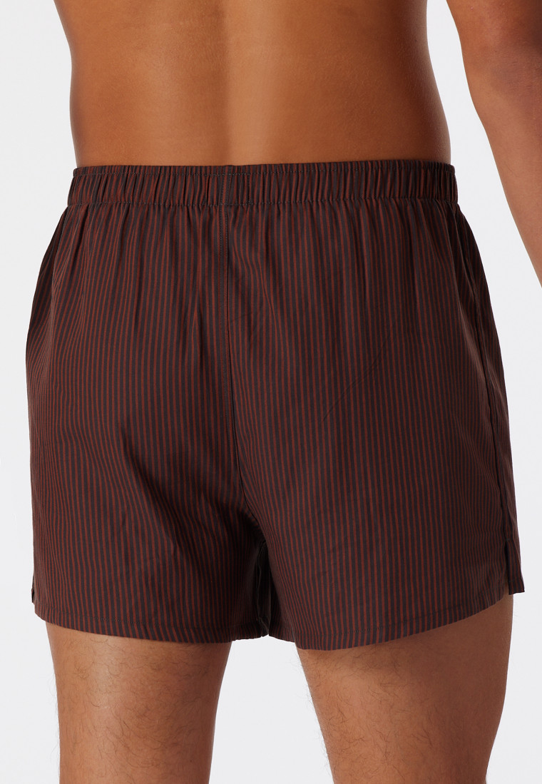 Boxer shorts 2-pack woven fabric solid striped multicolored - Boxershorts Multipacks