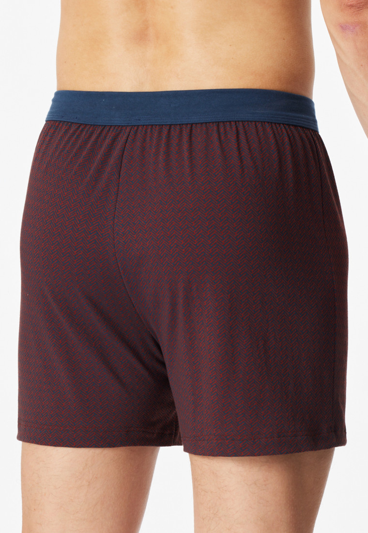 Boxer imprimé rouge - Comfort Fit