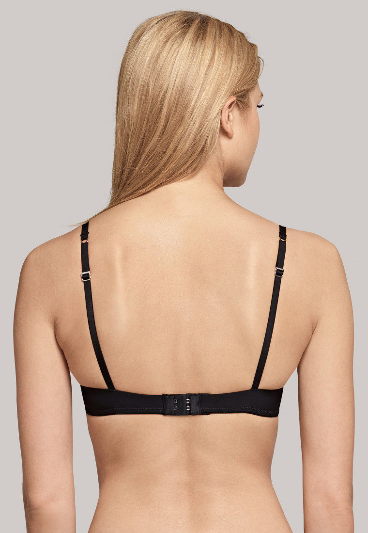 Black wired bra with pads - Pure Effect