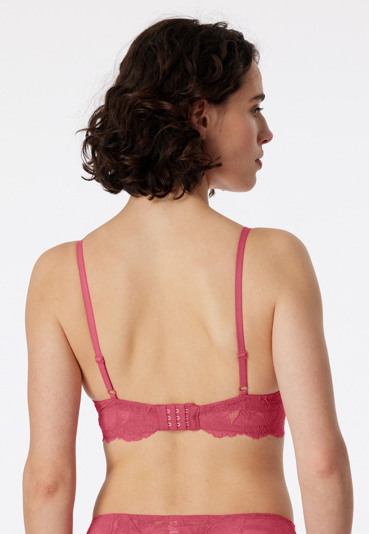 Brassière con imbottiture estraibili rosa - Modal & Lace