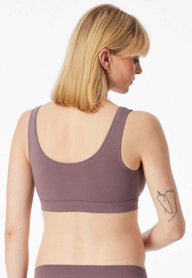 Bustier Schwangerschaftswäsche mauve - Unique Maternity