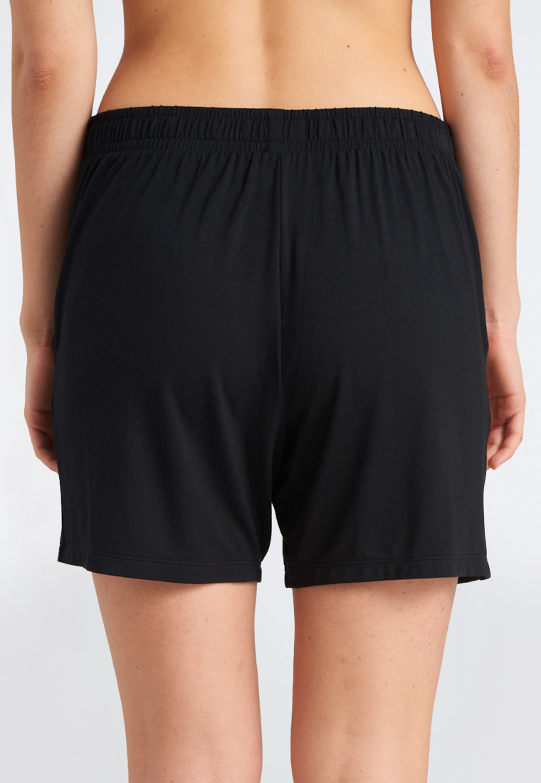 Pants short modal black - Mix & Relax