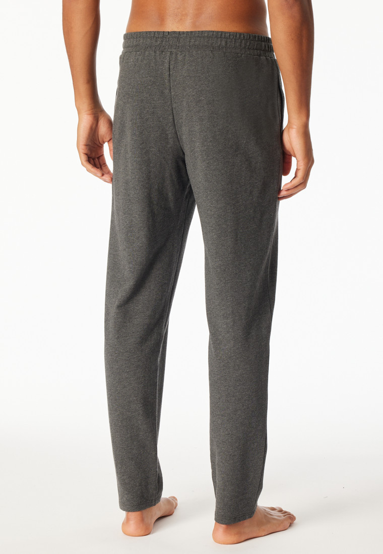 Pantalon long qualité sweat gris foncé imprimé - Mix+Relax