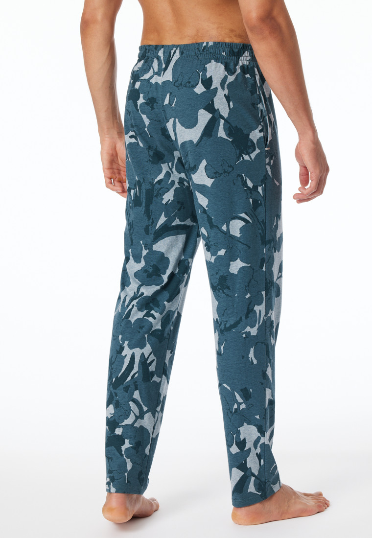 Lounge pants long Organic Cotton multicolored patterned - Mix+Relax