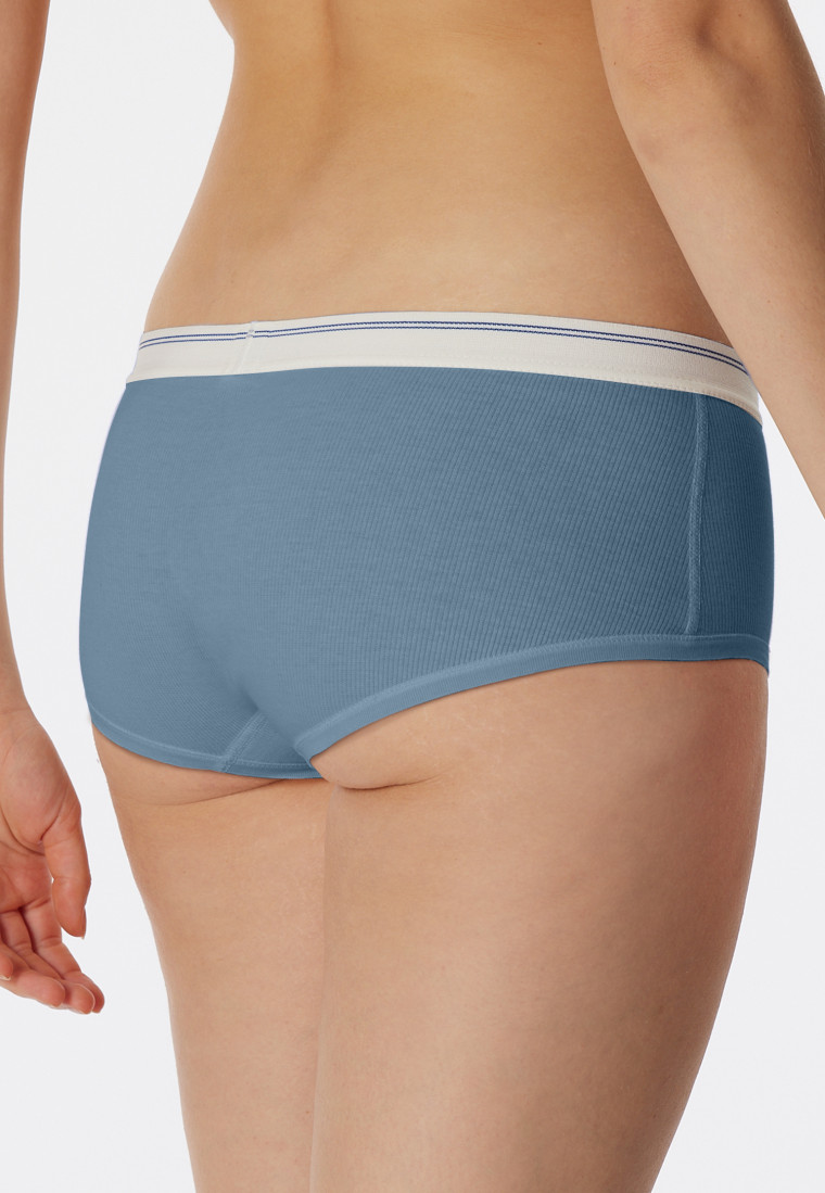 Micro-pants blu atlantico - Revival Greta