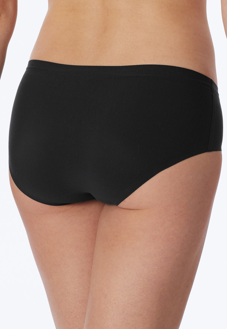 Panties seamless black - Invisible Cotton