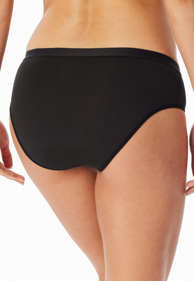 Mutandine per il ciclo confezione da 2 riciclate in nero - Secret Care