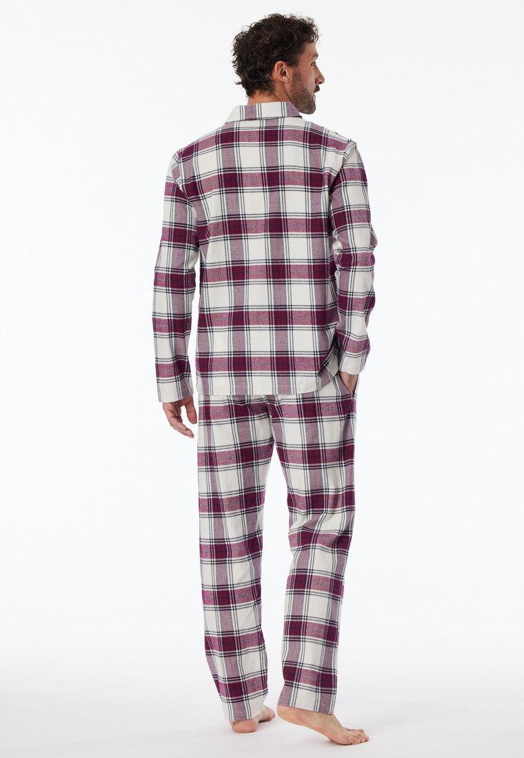 Pyjama Flanell kariert multicolor - X-Mas Family