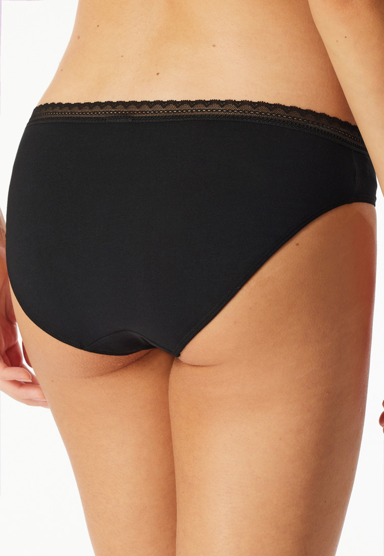 Slip rio confezione da 3 pezzi in pizzo nero - Modern Multipacks