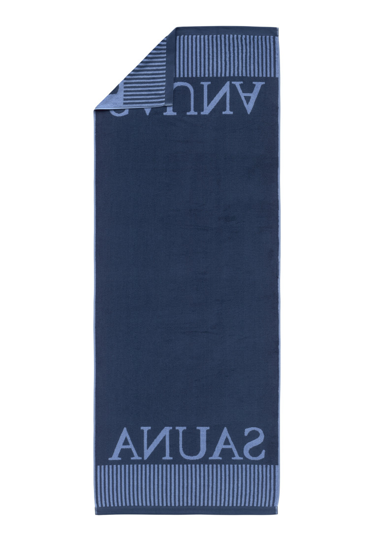 Sauna towel 75x200 light blue - SCHIESSER Home