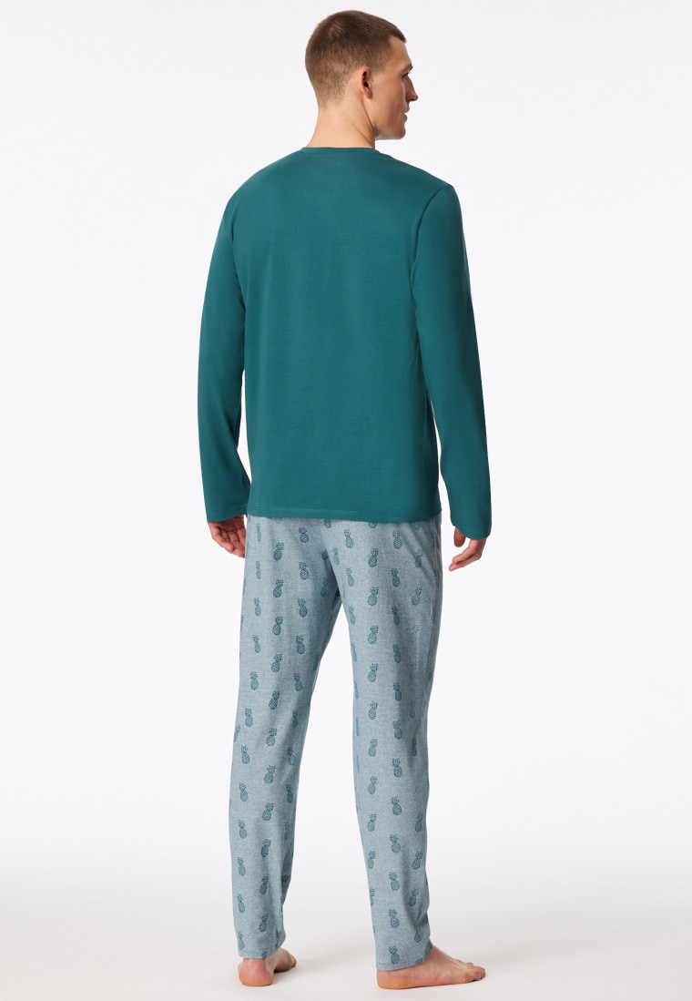 Pyjama long ananas vert - 95/5