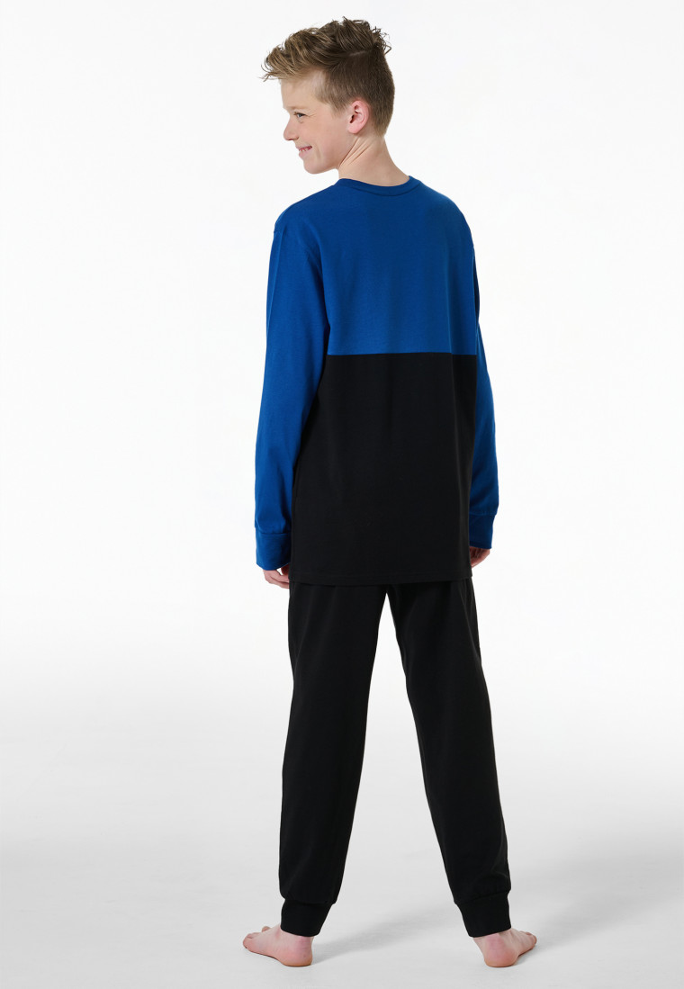 Pigiama polsini lunghi indaco - Nightwear