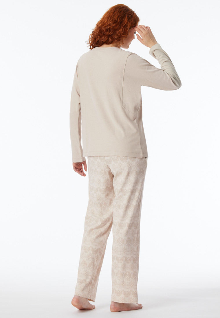 Pigiama lunghezza beige - selected! Premium Warming