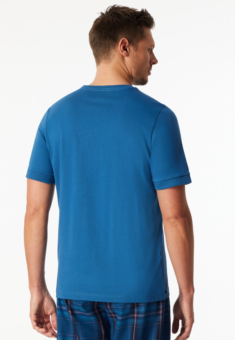 Shirt kurzarm blau - Mix+Relax