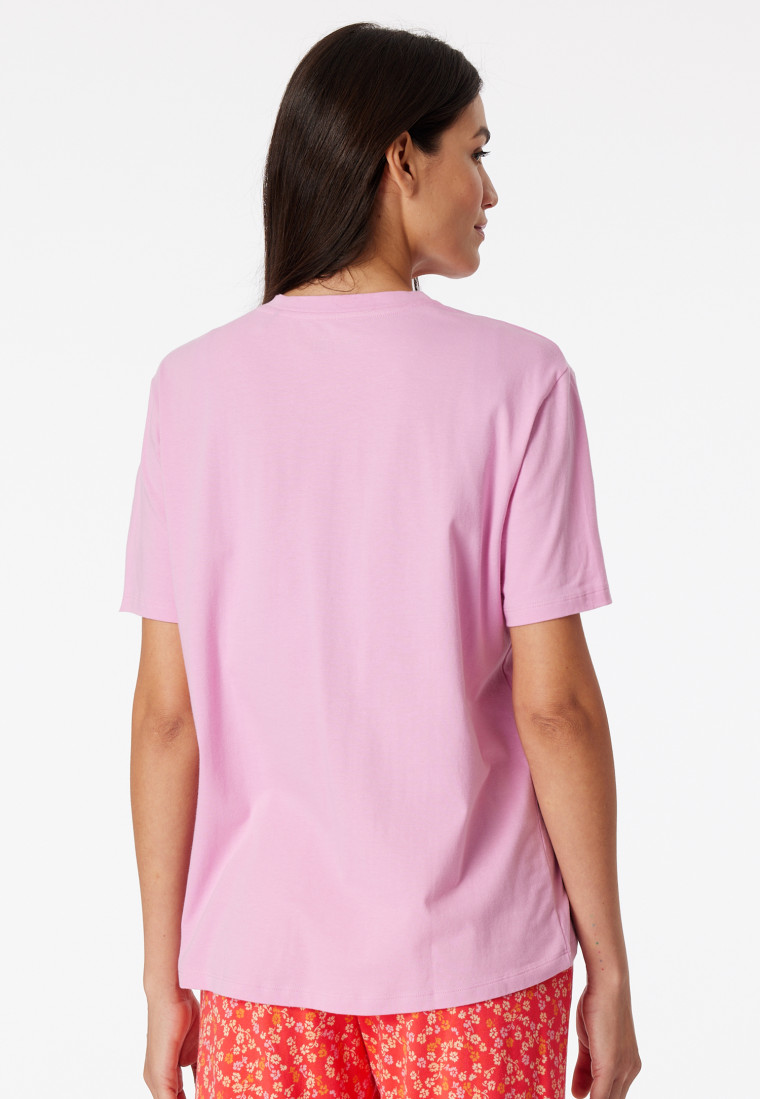 T-shirt manches courtes rose bonbon - Mix+Relax