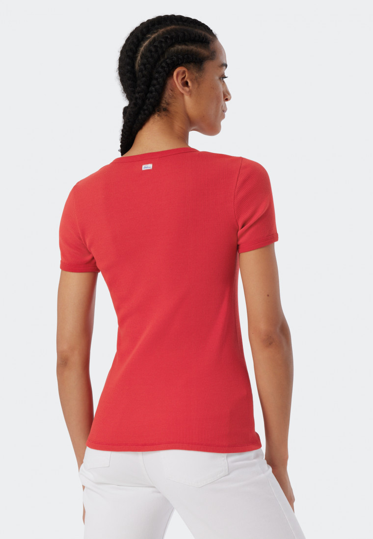 Shirt kurzarm rot - Revival Greta