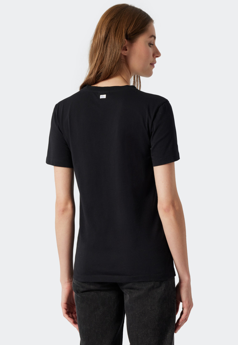 T-shirt à manches courtes noir - Revival Antonia