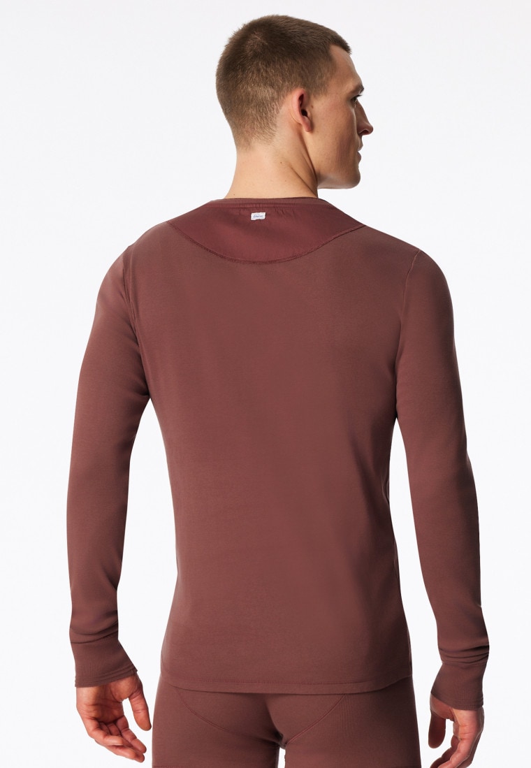 Maglietta a manica lunga avana - Revival Karl-Heinz