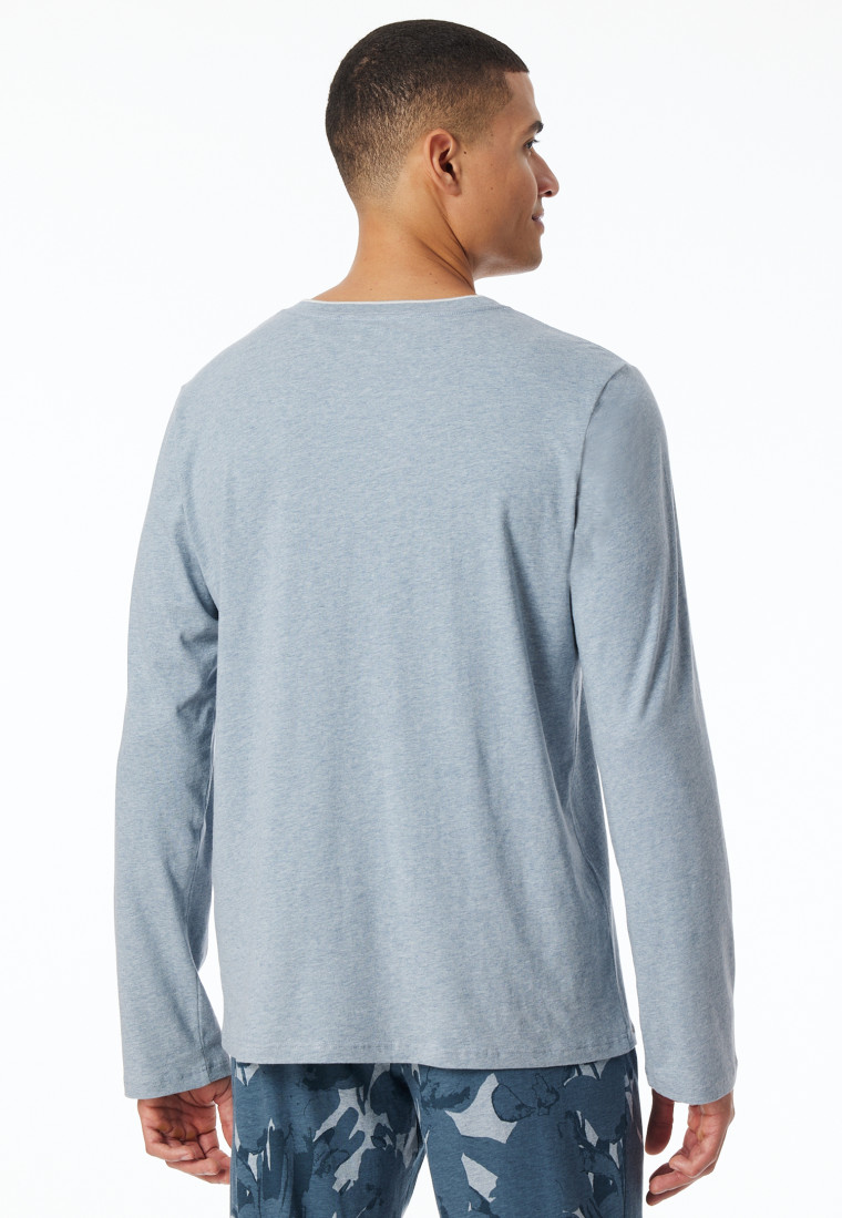 Maglietta manica lunga jeans blu denim - Mix+ Relax