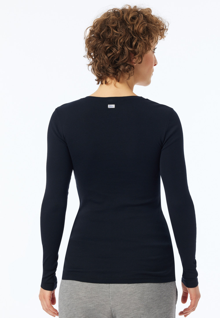 Shirt langarm schwarz - Revival Berta