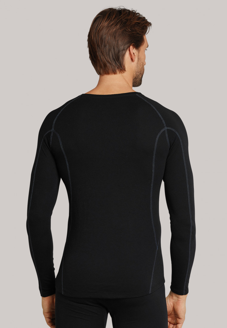 Shirt long- sleeve thermal underwear warm black - Sport Thermo Light