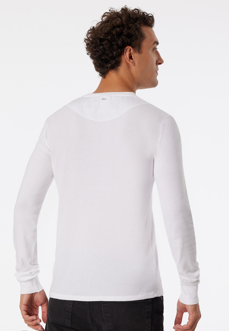 Maglia a maniche lunghe di colore bianco - Revival Karl-Heinz