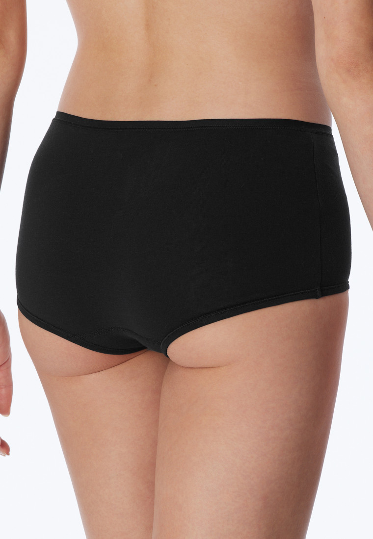 Shorts en lot de 2 Coton bio noir - 95/5