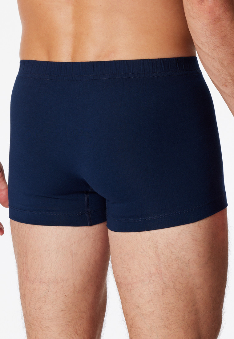 Shorts 3-pack organic cotton dark blue - 95/5