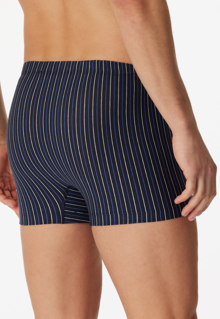 Shorts 3er-Pack Organic Cotton uni/geringelt mehrfarbig - 95/5