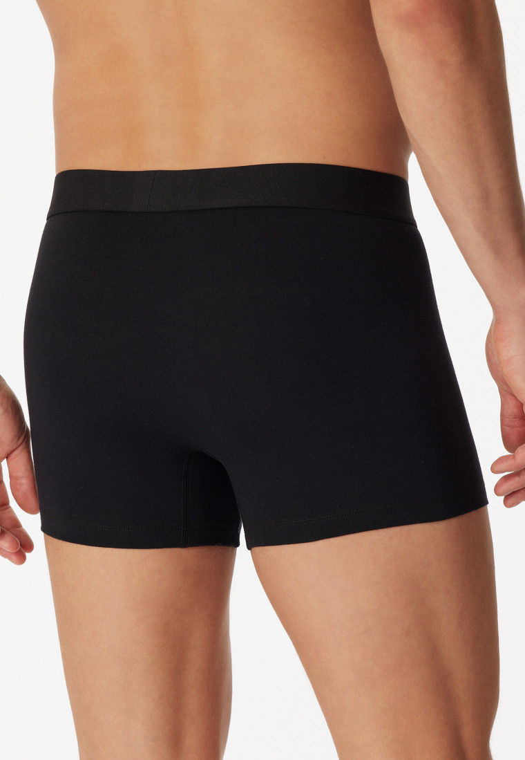 Shorts 3er-Pack Organic Cotton Webgummibund uni/gemustert mehrfarbig - 95/5