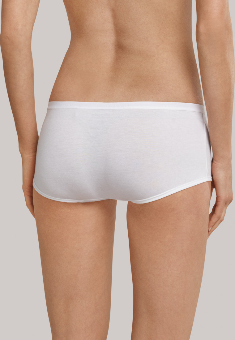Pantaloncini in confezione da 3 pezzi, di colore bianco - 95/5