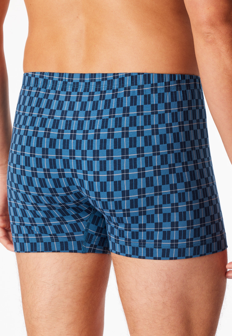 Shorts bleu à carreaux - 95/5